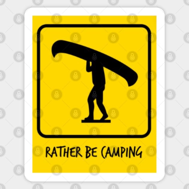 Rather Be Camping Sticker by stickersbyjori